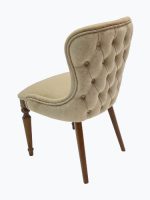 صندلی پشت پارچه ای گرانادا با پایه چوبی رامیز