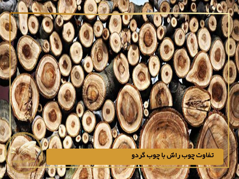 تفاوت چوب راش با چوب گردو